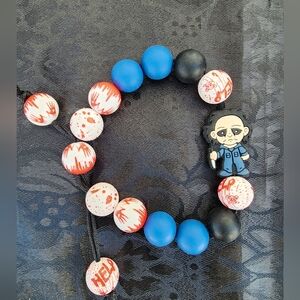 Horror Themed Michael Beaded Bracelet